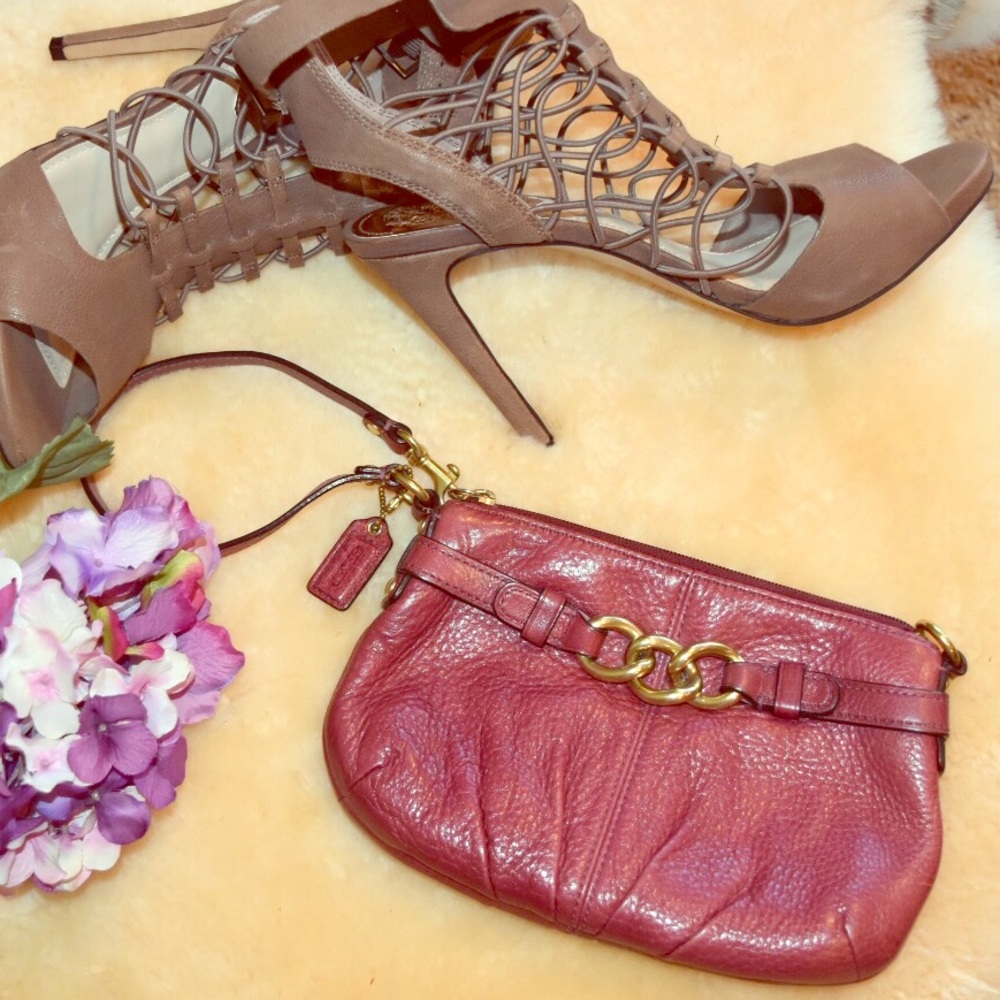 Coach Brooke Leather Wristlet